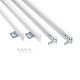 рамка для накладной установки панелей arlight sx6012 white 027831