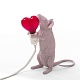настольная лампа mouse lamp love edition usb seletti