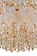 подвесная люстра feuille le7156/800 gd
