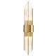 настенный светильник crystal lux atento ap2 brass/transparente