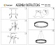 подвесная люстра kink light лаура 08243,12a