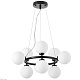 подвесная люстра lumina deco marsiada ldp 6033-9 bk