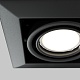 встраиваемый светильник maytoni metal dl008-2-01-b