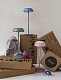 настольная лампа float blue axo light