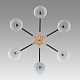 люстра на штанге lumion colange 8096/6c