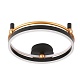 потолочный светильник crystal lux fernando pl48w led black/gold