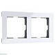 рамка на 2 поста werkel acrylic белый 4690389184840 w0022701