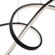 подвесной светодиодный светильник maytoni curve mod156pl-l52b4k