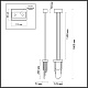 подвесной светильник odeon light foros hightech 5438/12l