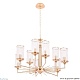 подвесная люстра crystal lux gloria sp9 brass
