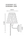 бра arte lamp marriot a5039ap-1ab
