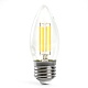 лампа светодиодная feron lb-66 свеча e27 7w 6400k 38272