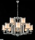 подвесная люстра ilamp king rm6201-10+5 cr+cl
