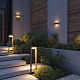 уличный настенный светильник odeon light nature twinset 7118/12wl