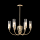 люстра на штанге crystal lux secret sp6 gold