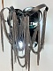 бра odeon light chainy 5067/4w