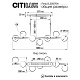 подвесная люстра citilux рунд cl205270n