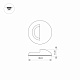 накладка arlight art-deck-cap-lid-r50 024931