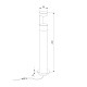 ландшафтный светильник elektrostandard nimbus 35126/f серый 4690389219252 a072093