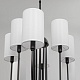 подвесная люстра eurosvet abbey 60164/10 черный smart a065748