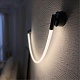 настенный светильник lightera tura le103w-158bb stainless