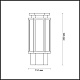уличный светильник odeon light nature gino 4048/1b