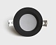 встраиваемый светильник italline it08-8018 black 3000k