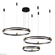 подвесной светодиодный светильник crystal lux fernando sp158w led coffee/black