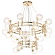 подвесная люстра crystal lux luxury sp16+8 gold