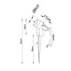 ландшафтный светодиодный светильник arte lamp elsie a4715in-1bk