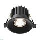 встраиваемый светильник maytoni round dl058-12w-dtw-b