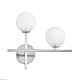 бра lumina deco marsiada ldw 6033n-2 rt chr
