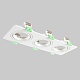 встраиваемый светильник crystal lux clt 002c3 wh v2