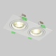 встраиваемый светильник crystal lux clt 002c2 wh v2