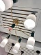 потолочная люстра odeon light classic candy 4861/7c