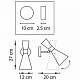 бра lightstar dumo 816616