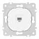 розетка телефонная rj11 arte milano 202.51-1.white