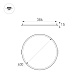 встраиваемый светодиодный светильник arlight dl-edge-r400-34w day4000 034724
