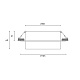 встраиваемый светильник hesby lighting nimbus hsbl_0127