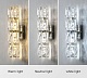 настенный светильник delight collection wall lamp a06w/4 silver/clear