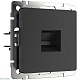 телефонная розетка rj-11 werkel черный матовый w1182008 4690389156960 a051604
