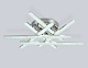 потолочная люстра ambrella light acrylica original fa8898