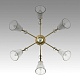 люстра на штанге lumion aurica 8046/6c