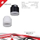 накладной светильник reluce 53004-9.5-001il gx53+led3w wt