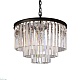люстра odeon 6 kr0387p-6 black/clear delight collection