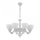 подвесная люстра arte milano 343837/8 wt+sl