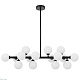 подвесная люстра lumina deco marsiada ldp 6033-16 bk