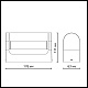 уличный настенный светильник odeon light nature twinset 7118/12wl