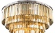 подвесная люстра delight collection 1920s odeon kr0387p-10a chrome/amber