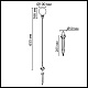 ландшафтный светильник odeon light nature dande 7121/2gl